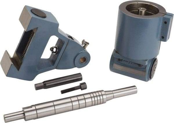 Vectrax - Right Angle Milling Head - Includes 1 Inch Arbor, Arbor Support for R8 Spindle, Horizontal Milling Attachment Including Right Angle Head and R8 in - R8 out - Apex Tool & Supply