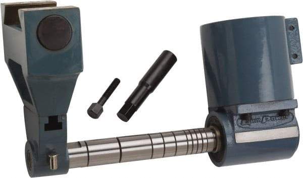 Vectrax - Right Angle Milling Head - R8 Spindle Taper, Compatible with GS 20 Series Manual Milling Machine, Includes 1 Inch Arbor, Arbor Support for NT40 Spindle, Horizontal Milling Attachment Including Right Angle Head and NT40 in - R8 out - Apex Tool & Supply