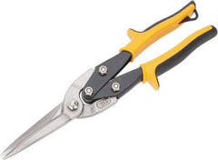 Value Collection - 3" Length of Cut, Straight Pattern Tinner's Snip - 10" OAL - Apex Tool & Supply