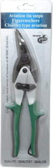 Value Collection - 1-1/2" Length of Cut, Right Pattern Aviation Snip - 10" OAL - Apex Tool & Supply