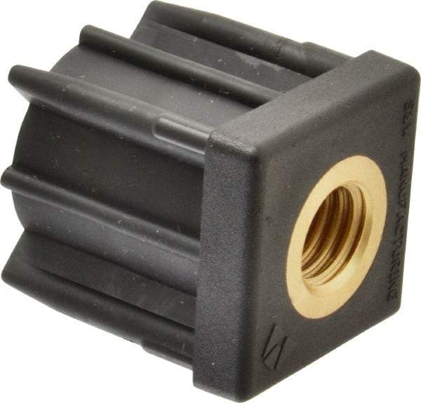 Gibraltar - 1-1/2" Tube, 5/8-11 Thread, 1,000 Lb Capacity, Square Tube End - 0.065" Tube Wall, 1-1/2" Square - Apex Tool & Supply