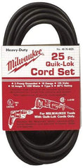 Milwaukee Tool - Power Drill Quik-Lok Cord Set - For All Magnum Drills - Apex Tool & Supply