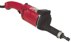 Milwaukee Tool - 1/4 Inch Collet, 14,500 RPM, Straight, Electric Die Grinder - 120 Volt, 11 Amp, 9 Ft. Long Cord - Apex Tool & Supply