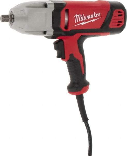 Milwaukee Tool - 1/2 Inch Drive, 300 Ft./Lbs. Torque, Pistol Grip Handle, 1,800 RPM, Impact Wrench - 7 Amps, 120 Volts - Apex Tool & Supply
