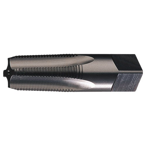 ‎3/8-18 NPTF 4 Flute HSS Medium Hook Taper Taper Pipe Tap- TiN - Exact Industrial Supply