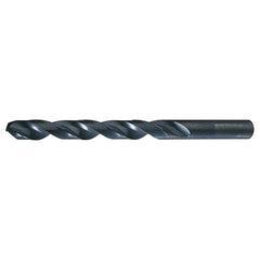 Y RHS / RHC HSS 135 Degree Split Point Heavy Duty Jobber Length Drill - Steam Oxide - Exact Industrial Supply