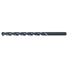 13/32″ RHS / RHC HSS 118 Degree Notched Point Extended Length Drill - Steam Oxide