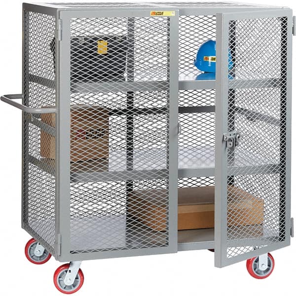 Little Giant - Lockers Type: Heavy Duty Mesh Security Cabinet Number of Tiers: 3 - Apex Tool & Supply