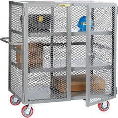 Little Giant - Lockers Type: Heavy Duty Mesh Security Cabinet Number of Tiers: 3 - Apex Tool & Supply
