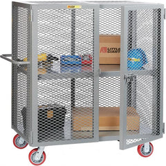 Little Giant - Lockers Type: Heavy Duty Mesh Security Cabinet Number of Tiers: 2 - Apex Tool & Supply