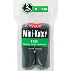 Wooster Brush - Paint Roller Covers Type: Mini Roller Nap Size (Inch): 1/4 - Apex Tool & Supply
