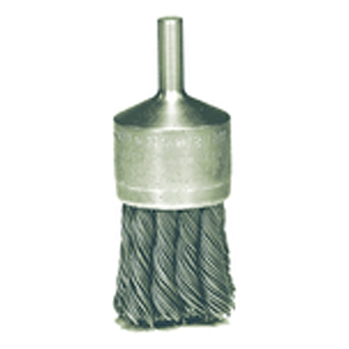 ‎1-1/8″ Knot Wire End Brush, .020″ Steel Fill, Retail Pack - Apex Tool & Supply