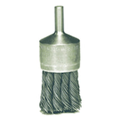 ‎1-1/8″ Knot Wire End Brush, .020″ Steel Fill, Retail Pack - Apex Tool & Supply