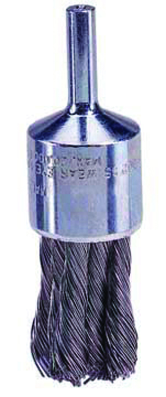 3/4'' Diameter - Knot Type Stainless End Brush - Apex Tool & Supply
