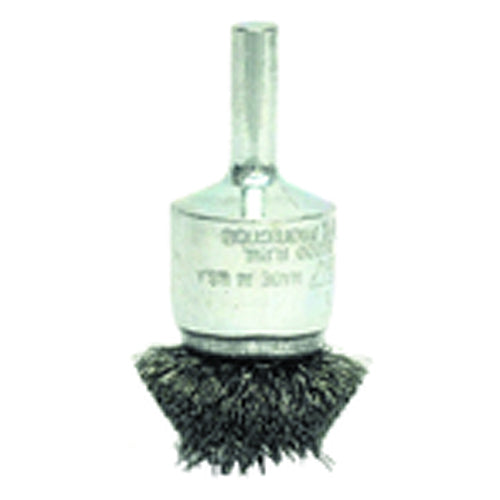 1″ Diameter - Steel Wire Flared End Brush - Apex Tool & Supply