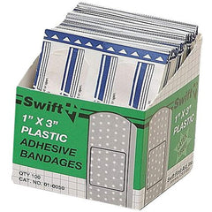 1X3 PLASTIC STRIP BANDAID 100/BOX - Apex Tool & Supply