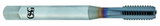 1-8 Dia. - H3 - 5 FL - VC10- TiCN - Bottoming - Straight Flute Tap - Apex Tool & Supply