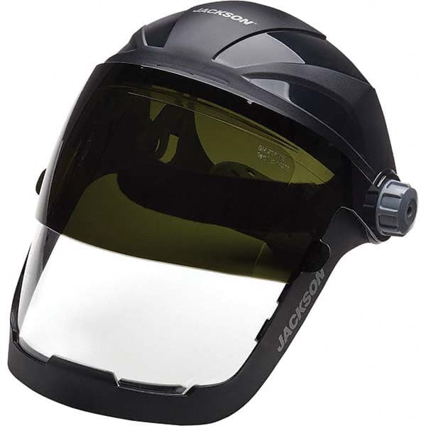 Jackson Safety - Nylon Gray Ratchet Adjustment Face Shield - Apex Tool & Supply