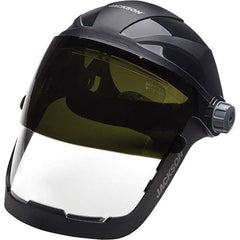 Jackson Safety - Nylon Gray Ratchet Adjustment Face Shield - Apex Tool & Supply
