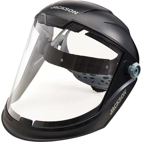 Jackson Safety - Nylon Gray Ratchet Adjustment Face Shield - Apex Tool & Supply