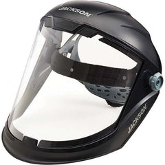 Jackson Safety - Nylon Gray Ratchet Adjustment Face Shield - Apex Tool & Supply