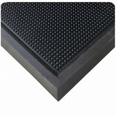 Wearwell - 24" Long x 16" Wide, Natural Rubber Surface, Boot Scrape Surface Entrance Matting - Apex Tool & Supply