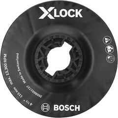 Bosch - Disc Backing Pads Backing Pad Type: Disc Backing Pad Pad Diameter (Inch): 4-1/2 - Apex Tool & Supply