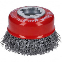 Bosch - 3" Diam 0.012" X-LOCK Carbon Steel Fill Cup Brush - Apex Tool & Supply