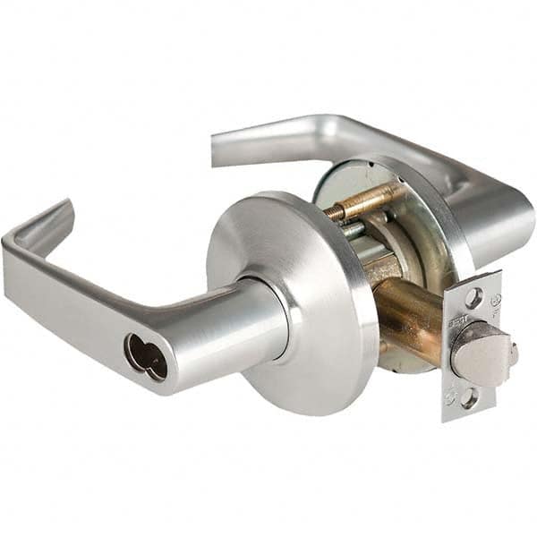 Best - Storeroom Lever Lockset for 1-3/4 to 2-1/4" Thick Doors - Apex Tool & Supply