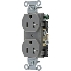 Bryant Electric - Straight Blade Receptacles Receptacle Type: Duplex Receptacle Grade: Commercial - Apex Tool & Supply