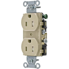 Bryant Electric - Straight Blade Receptacles Receptacle Type: Duplex Receptacle Grade: Commercial - Apex Tool & Supply
