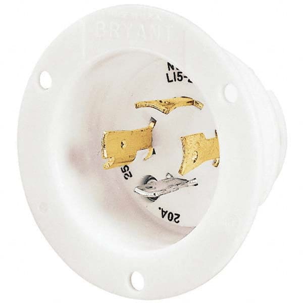 Bryant Electric - Twist Lock Plugs & Connectors Connector Type: Inlet Grade: Industrial - Apex Tool & Supply