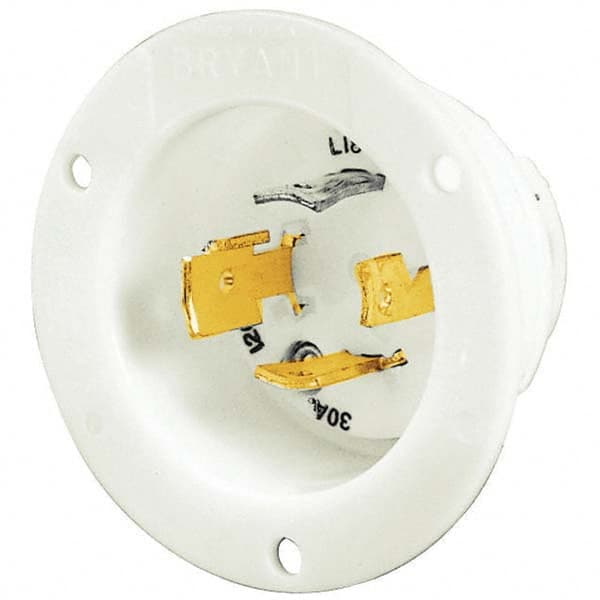 Bryant Electric - Twist Lock Plugs & Connectors Connector Type: Inlet Grade: Industrial - Apex Tool & Supply