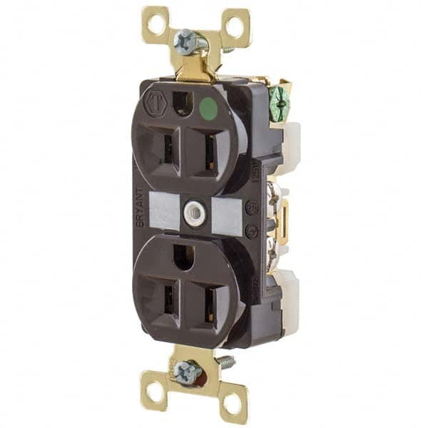 Bryant Electric - Straight Blade Receptacles Receptacle Type: Duplex Receptacle Grade: Hospital - Apex Tool & Supply