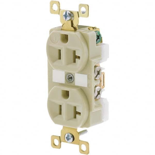 Bryant Electric - Straight Blade Receptacles Receptacle Type: Duplex Receptacle Grade: Industrial - Apex Tool & Supply
