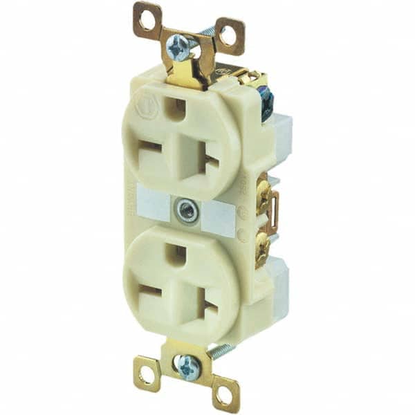 Bryant Electric - Straight Blade Receptacles Receptacle Type: Duplex Receptacle Grade: Industrial - Apex Tool & Supply