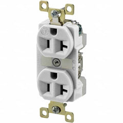 Bryant Electric - Straight Blade Receptacles Receptacle Type: Duplex Receptacle Grade: Industrial - Apex Tool & Supply