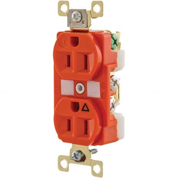 Bryant Electric - Straight Blade Receptacles Receptacle Type: Duplex Receptacle Grade: Industrial - Apex Tool & Supply