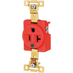 Bryant Electric - Straight Blade Receptacles Receptacle Type: Single Receptacle Grade: Hospital - Apex Tool & Supply