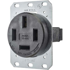 Bryant Electric - Straight Blade Receptacles Receptacle Type: Single Receptacle Grade: Industrial - Apex Tool & Supply