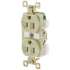 Bryant Electric - Straight Blade Receptacles Receptacle Type: Duplex Receptacle Grade: Industrial - Apex Tool & Supply