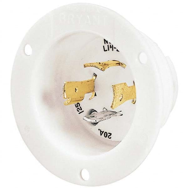 Bryant Electric - Twist Lock Plugs & Connectors Connector Type: Inlet Grade: Industrial - Apex Tool & Supply