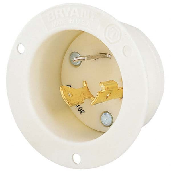 Bryant Electric - Twist Lock Plugs & Connectors Connector Type: Inlet Grade: Industrial - Apex Tool & Supply