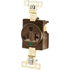 Bryant Electric - Straight Blade Receptacles Receptacle Type: Single Receptacle Grade: Hospital - Apex Tool & Supply