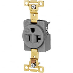 Bryant Electric - Straight Blade Receptacles Receptacle Type: Single Receptacle Grade: Industrial - Apex Tool & Supply