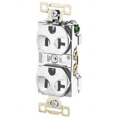 Bryant Electric - Straight Blade Receptacles Receptacle Type: Duplex Receptacle Grade: Industrial - Apex Tool & Supply