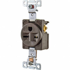 Bryant Electric - Straight Blade Receptacles Receptacle Type: Single Receptacle Grade: Industrial - Apex Tool & Supply