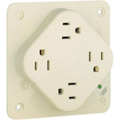 Bryant Electric - Straight Blade Receptacles Receptacle Type: Fourplex Receptacle Grade: Hospital - Apex Tool & Supply