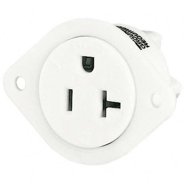Bryant Electric - Straight Blade Receptacles Receptacle Type: Flanged Receptacle Grade: Industrial - Apex Tool & Supply