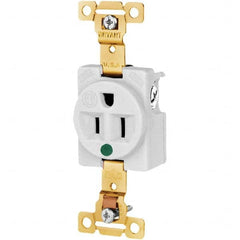 Bryant Electric - Straight Blade Receptacles Receptacle Type: Single Receptacle Grade: Hospital - Apex Tool & Supply